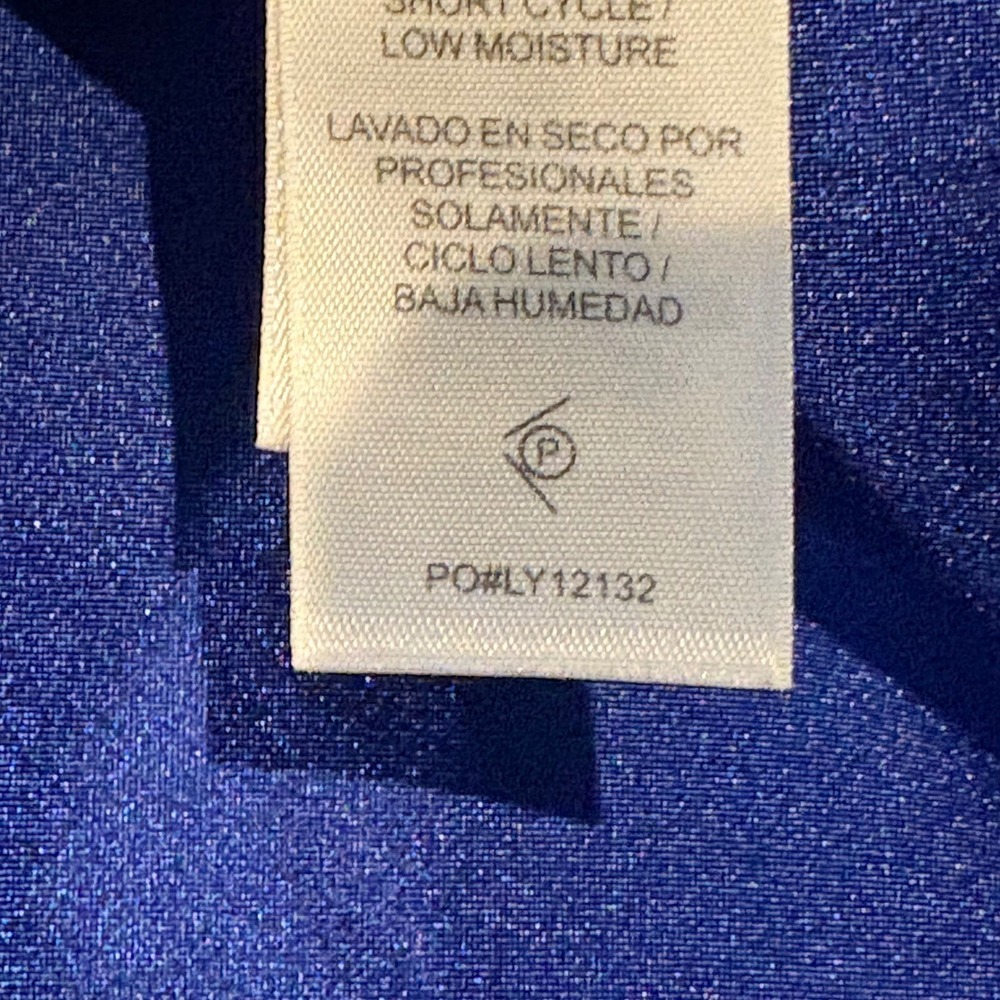 Laundry by Shelli Segal One Shoulder Blue Cocktail Dress Size 4 - Picture 13 of 14